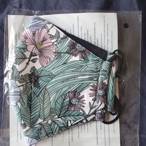 Tory Burch Floral Mask - New, Never Used